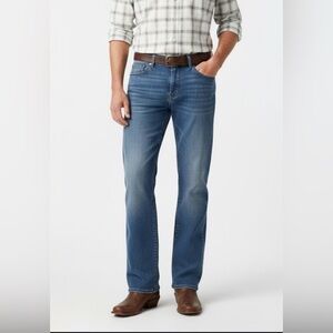 Men's Blue Straight Jeans